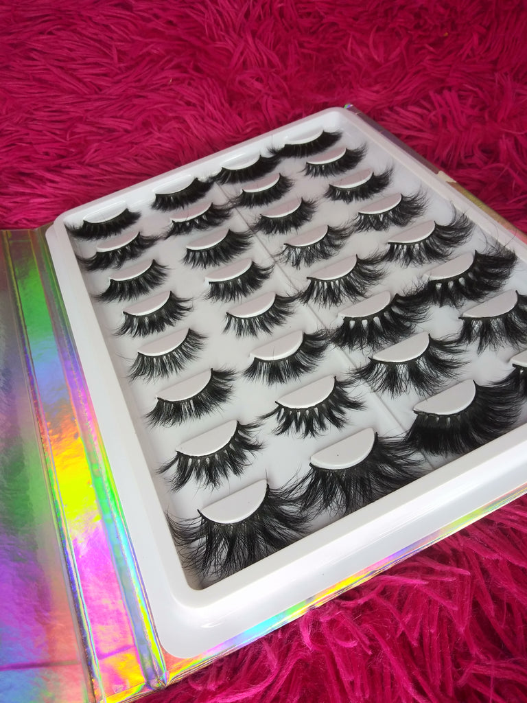 Wholesale Mink Lashes Holographic Lash Book Private Label