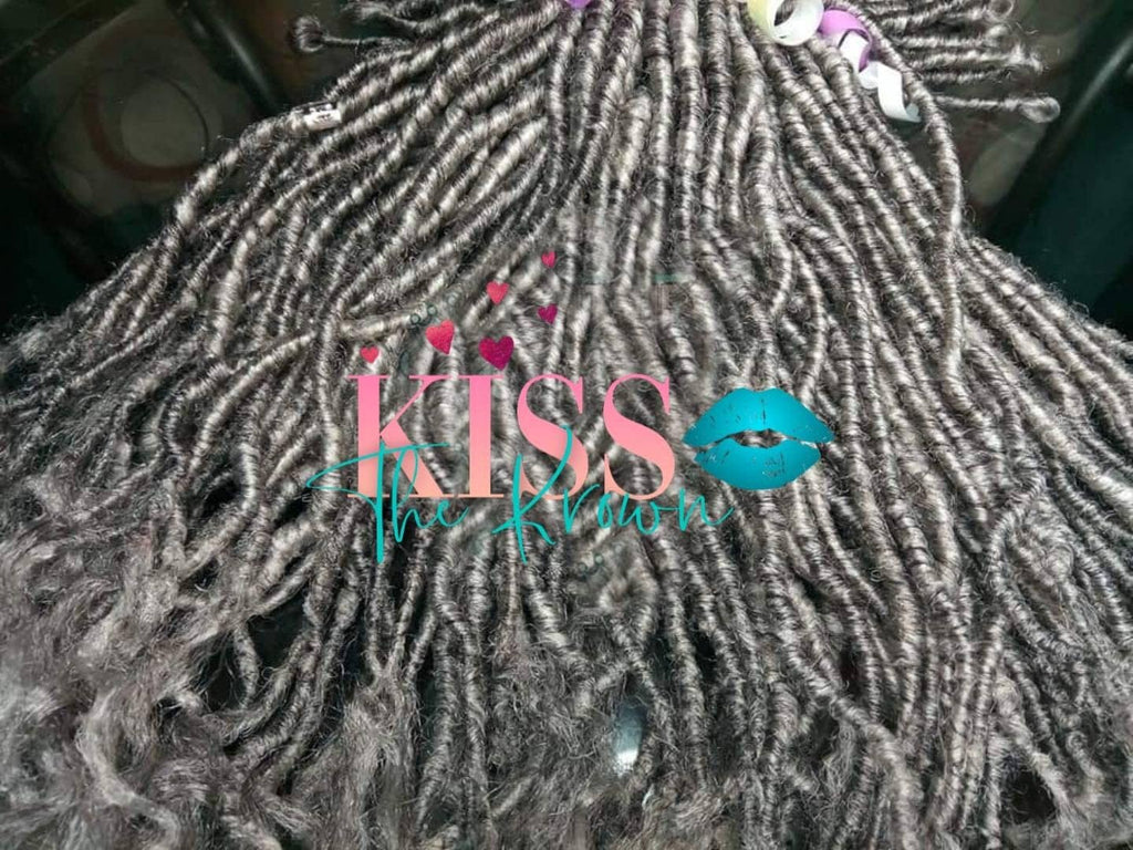 Silver Messy Loc Extensions