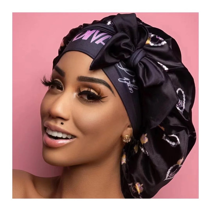 Wholesale Wholesale Luxury Women Bonnets And Satin Hair Wraps